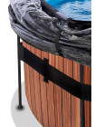 Басейн каркасний з куполом EXIT "дерево" 427х122 см (пісочний фільтр)